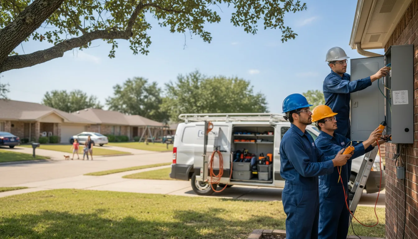 Certified electrician providing emergency electrical services in Donner, LA